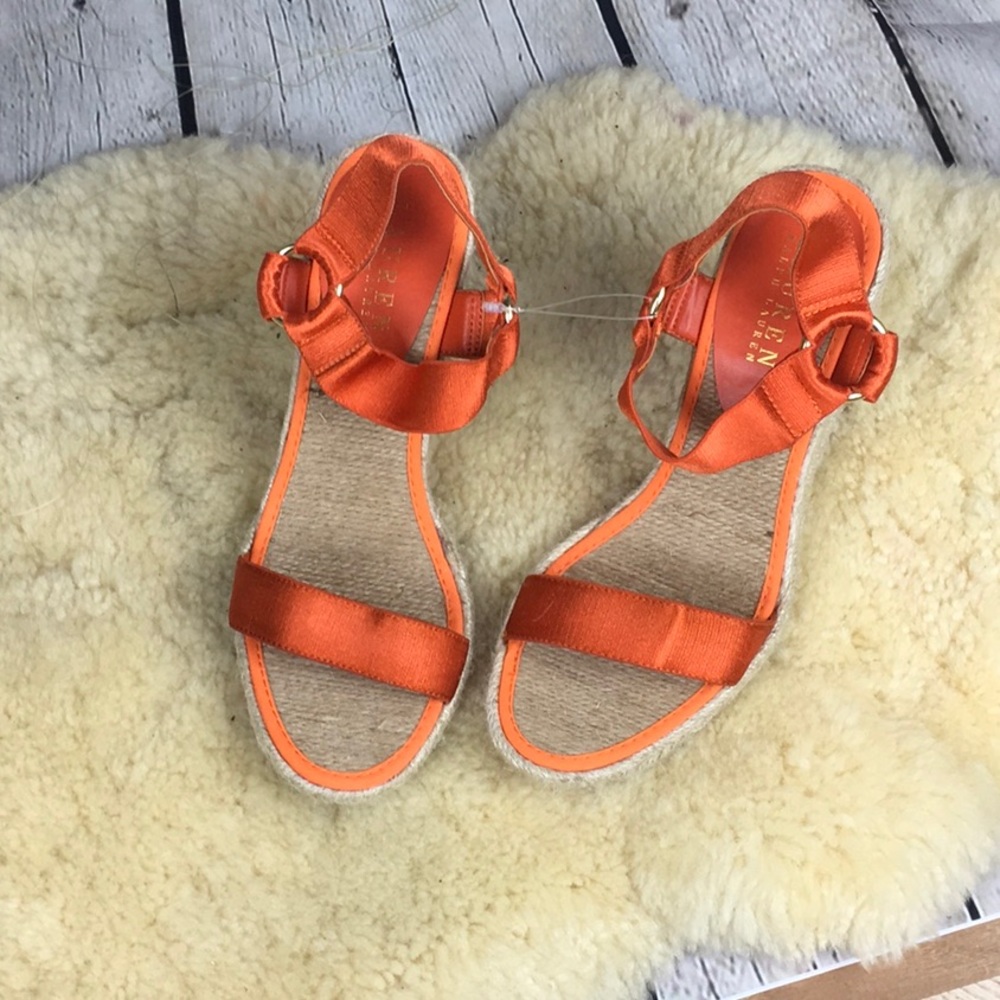 Ralph Lauren summer wedges